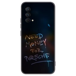 Fekete szilikon tok az alábbi mobiltelefonokra Realme GT Master Edition 5G - Neon Nights
