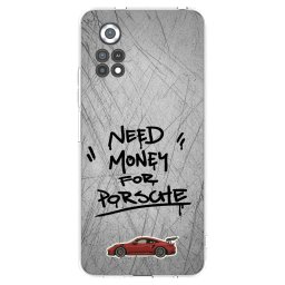 Átlátszó szilikon tok az alábbi mobiltelefonokra Xiaomi Poco X4 Pro 5G - Grey Drift