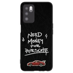 Fekete szilikon tok az alábbi mobiltelefonokra OPPO A16 - Dark Racer
