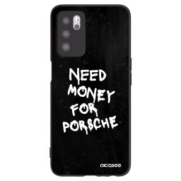Fekete szilikon tok az alábbi mobiltelefonokra OPPO A16 - Black Dollar