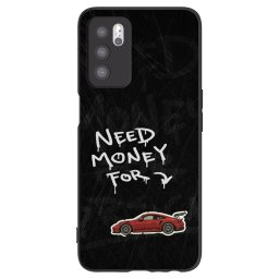 Fekete szilikon tok az alábbi mobiltelefonokra OPPO A16 - Track Mode