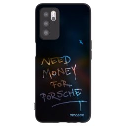 Fekete szilikon tok az alábbi mobiltelefonokra OPPO A16 - Neon Nights