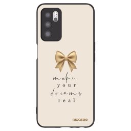 Fekete szilikon tok az alábbi mobiltelefonokra OPPO A16 - Golden Dream