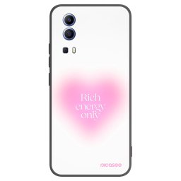 Fekete szilikon tok az alábbi mobiltelefonokra Vivo Y52 5G - Rich Energy