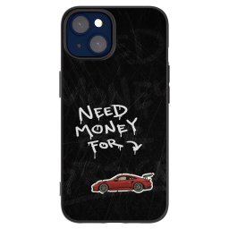 Fekete szilikon tok az alábbi mobiltelefonokra Apple iPhone 14 - Track Mode