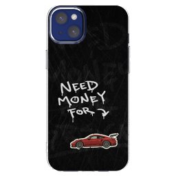 Átlátszó szilikon tok az alábbi mobiltelefonokra Apple iPhone 14 Plus - Track Mode