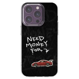 Átlátszó szilikon tok az alábbi mobiltelefonokra Apple iPhone 14 Pro - Track Mode