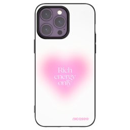 Fekete szilikon tok az alábbi mobiltelefonokra Apple iPhone 14 Pro Max - Rich Energy