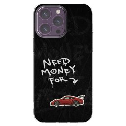 Átlátszó szilikon tok az alábbi mobiltelefonokra Apple iPhone 14 Pro Max - Track Mode