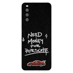 Átlátszó szilikon tok az alábbi mobiltelefonokra Sony Xperia 10 IV 5G - Dark Racer