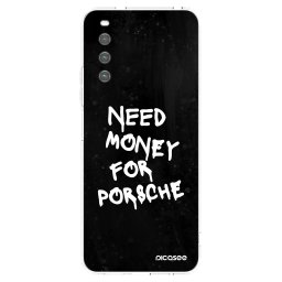 Átlátszó szilikon tok az alábbi mobiltelefonokra Sony Xperia 10 IV 5G - Black Dollar