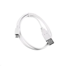 C-TECH USB 2.0 AM/Micro kábel, 1m, fehér