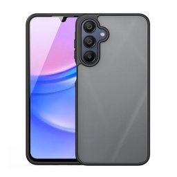 DUX DUCIS YIND szilikon telefonvédő (ütésállóság, kameravédő, matt, MagSafe) FEKETE Samsung Galaxy A17 5G (SM-A176)