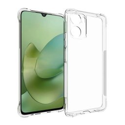Szilikon telefonvédő (ütésállóság, légpárnás sarok) ÁTLÁTSZÓ Motorola Moto G06 Power (XT2535-13), Moto G06 (XT2535)