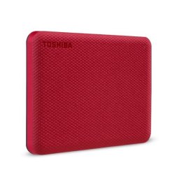Külső merevlemez hdd 2TB 2.5" USB3.2 gen1 piros Toshiba Canvio Advance (HDTCA20ER3AA)