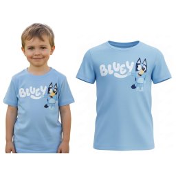 Bluey kutyusok rövid ujjú póló világos kék