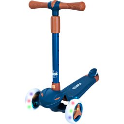 Gyerekek háromkerekű robogó Story Mini Friends LED kerekekkel robogó, kék