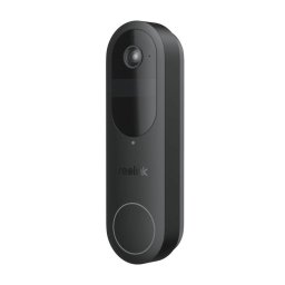 REOLINK biztonsági videós ajtócsengő D340B, 4MP, 2K, WiFi, fekete