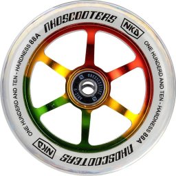 Robogó kerekek NKD Rally Stunt 2db, 110 mm, ezüst