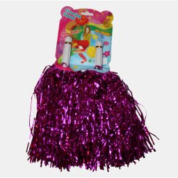 Pom-pom fényes, magenta