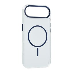 Szilikon telefonvédő (műanyag hátlap, kameravédő, MagSafe, légpárnás sarok) FEKETE Apple iPhone Air