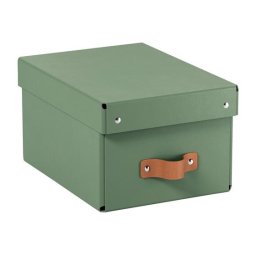 LEITZ Tárolódoboz, S méret, LEITZ "Puro", zsályazöld