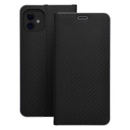 LUNA CARBON könyvtok iPhone Air - fekete