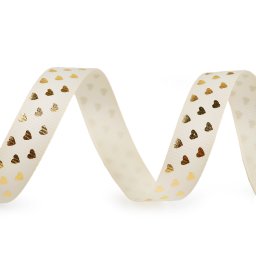 Ripsz szalag szív Grosgrain 15 mm