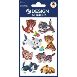 AVERY ZWECKFORM Matrica, papír, 3 ív, 76x120 mm, AVERY ZWECKFORM, "Z-Design No.4346", kiscicusok