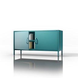 1559 ROSA TV-szekrény lábakon 1150 × 595 × 400 mm, Modern tengerszínű