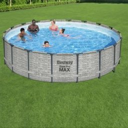 Bestway SAN JUAN kőhatású fémvázas medence szett 549 cm 122 cm