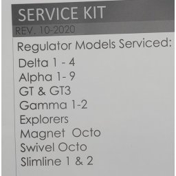 Oceanic 2. lépcső Szerviz kit Delta, Alpha, GT, Slimline