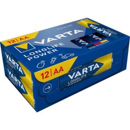VARTA Elem, AA ceruza, 12 db, műanyagmentes, VARTA "Longlife Power"