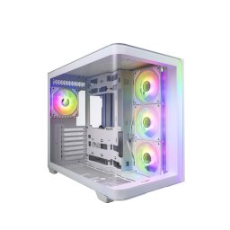 FSP M580-WP/Midi Tower/Transpar./Fehér