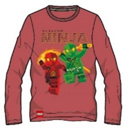 Lego Ninjago Be Ninja Red gyerek hosszú ujjú póló, felső 4 év / 104 cm
