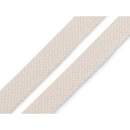 Pamutzsinór lapos / üreges zsinór széles 18 mm