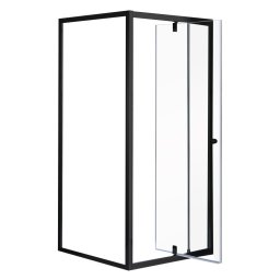 Flexi 80x80 cm falsíkra szerelhető szögletes zuhanykabin zuhanytálca nélkül