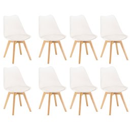 Silla étkezőszék 8 db fehér színben