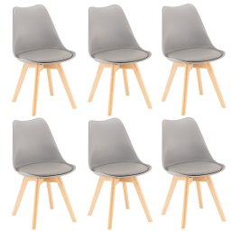 Silla étkezőszék 6 db szürke színben