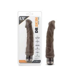 Dr. Skin Vibe No.6. - élethű vibrátor (barna)