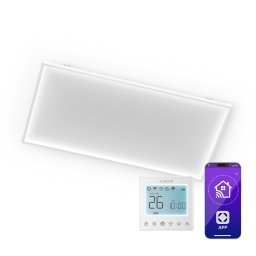 Klarstein Wondersky infravörös panel | 770 W | 4 - 8 m² | Minimalista design | 120 cm x 60 cm (Klrst-WonderskySmart770)
