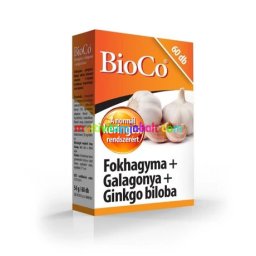 BioCo Fokhagyma + Galagonya + Ginkgo biloba 60 db