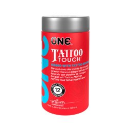 ONE Tattoo Touch - tetkó mintás óvszer (12 db)