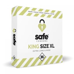Safe - King Size XL - nagy méretű óvszer (36 db)