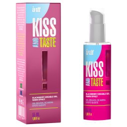 Intt Kiss and Taste - melegítő hatású síkosító gél - szeder (55ml)