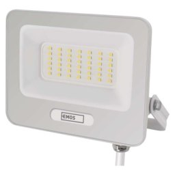 LED reflektor GLARO 30W, fehér, IP65, 3000 lm, természetes fehér