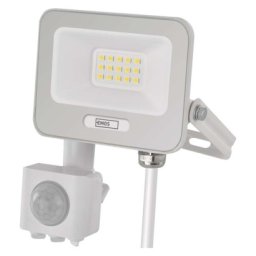 LED reflektor GLARO PIR 10 W, fehér, IP54, 1000 lm, természetes fehér