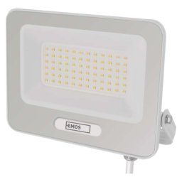 LED reflektor GLARO 50W, fehér, IP65, 5000 lm, természetes fehér