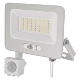 LED reflektor GLARO PIR 30 W, fehér, IP54, 3000 lm, természetes fehér