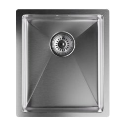 Klarstein TitanSteel Konyhai mosogató 45 x 39 cm (H x Sz) rozsda-, karc-, és hőálló felülettel (SIK1-TitanSteel-3440)